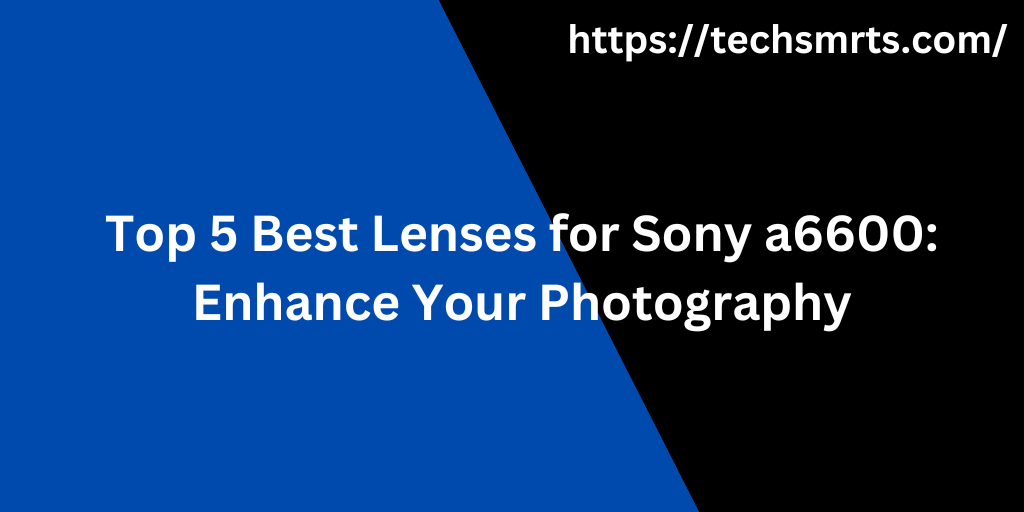Best Lenses for Sony a6600