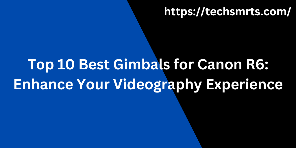Best Gimbals for Canon R6